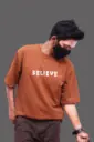 BELIEVE Terry 🤎 Brown French Terry